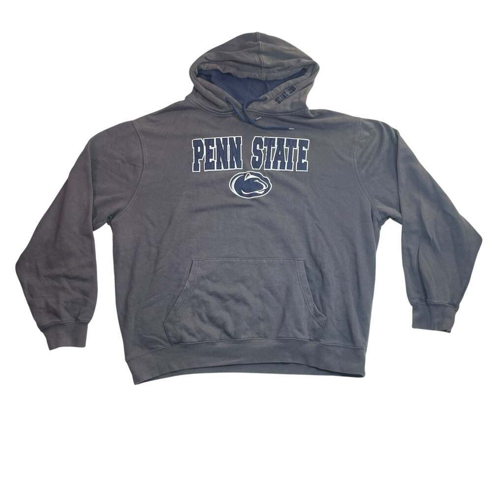 Penn State Nittany Lions Hoodie Sweatshirt Gray Men’s XL